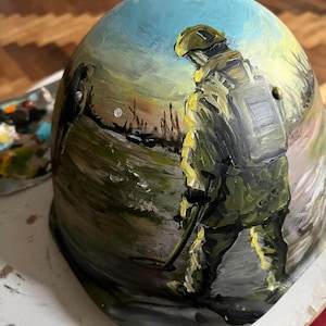 10. russian soldier&#39;s helmet, the trophy from war in Ukraine / Souvenirs from war in Ukraine