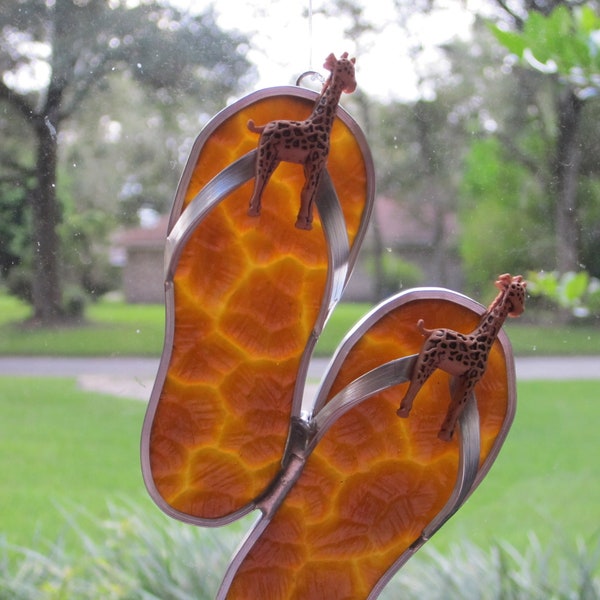 Flipflop Suncatcher girafe