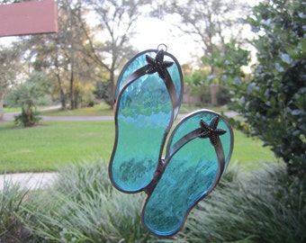 Starfish Flipflop Suncatcher