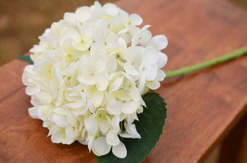 White Silk Hydrangea White Hydrangea Silk Hydrangeas Etsy