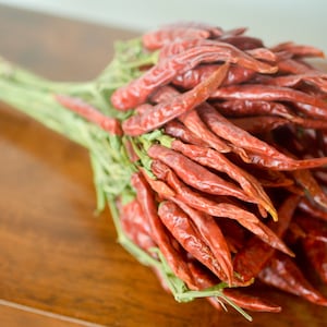 Dried Red Chili Peppers, dried chilis, fall decor, chilis, do-it-yourself wedding, hot peppers, dried hot peppers