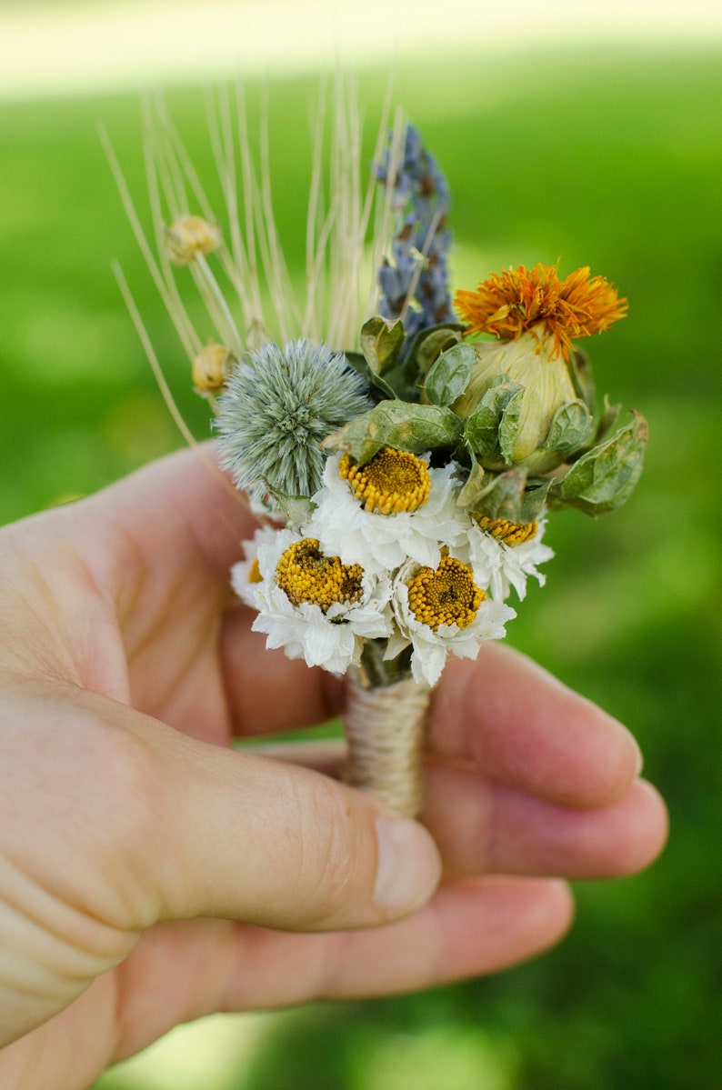 Dried echinops, natural thistle flower, dried globe thistle, dusty blue flowers, light blue flowers for bouquet, for vase, for wedding image 9