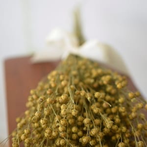 Bos gedroogd vlas natuurlijk, gedroogde granen, gedroogde peulen, natuurlijke bloemen, natuurlijke granen, rustieke bruiloft, granen voor bruiloft