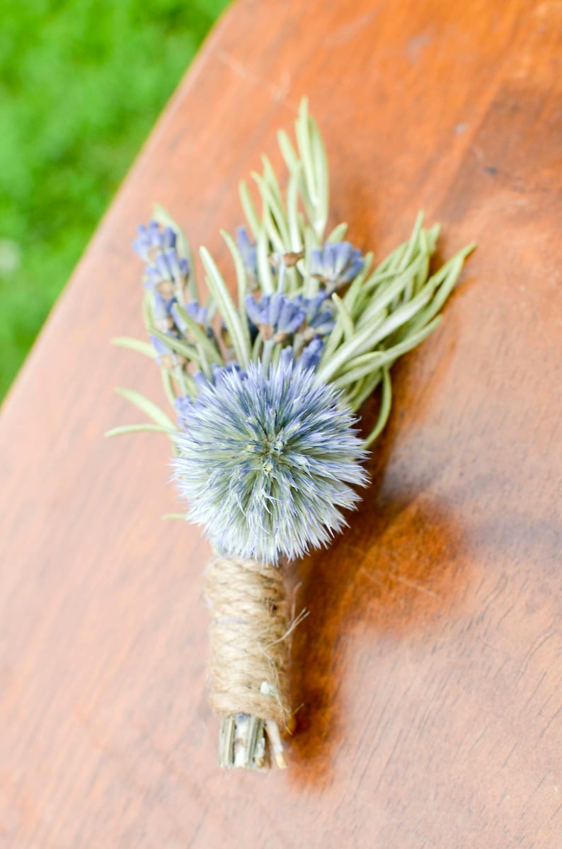 Dried echinops, natural thistle flower, dried globe thistle, dusty blue flowers, light blue flowers for bouquet, for vase, for wedding image 4