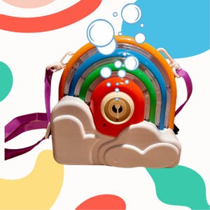 Switch Adapted Light Up Rainbow Bubble Blower