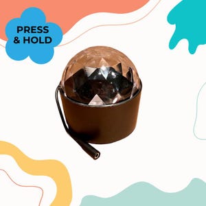 スイッチ対応LEDミラーボール