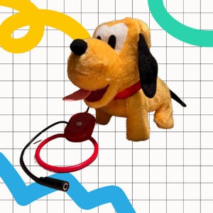 Switch Adapted Plush Pluto Walking Toy