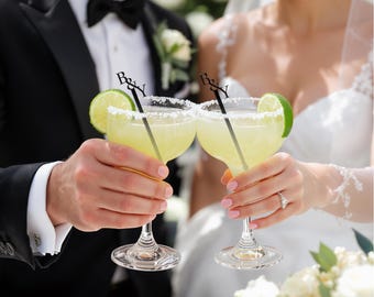 Gepersonaliseerde op maat gemaakte roerstaafjes Elegante cocktailroerstaafjes voor bruiloften, feesten en evenementen Uniek bardecorcadeau voor bruid bruidegom gasten