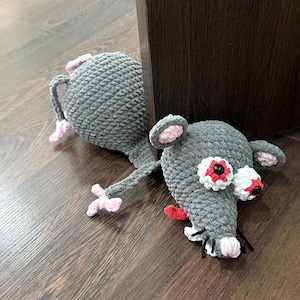 Crochet rat pattern | Rat door stop crochet pattern | Door Stopper PDF Pattern | Crochet Rat | Crochet DOOR STOP | Easy Crochet Pattern