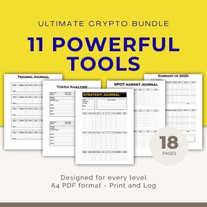 Pack ultime de trading crypto 2025 ! PDF imprimable