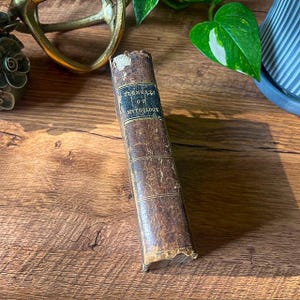 Antique 1847 Edition of Elements of Mythology Book - Hogan and Thompson Publishers