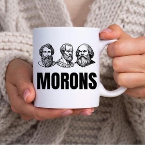 Plato, Aristotle, Socrates... Morons, Princess Bride Mug, Inconceivable, As You Wish, Cult Classic, Movie Quote, Funny Movie Gift