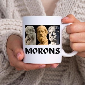 Plato, Aristotle, Socrates... Morons, Princess Bride Mug, Inconceivable, As You Wish, Cult Classic, Movie Quotes, Funny Mug, Vintage Gift