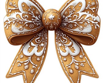 16 imágenes prediseñadas de lazos de jengibre, imágenes prediseñadas de decoración navideña con acuarela, archivos JPG imprimibles de alta calidad, descarga digital, manualidades de papel, diarios basura