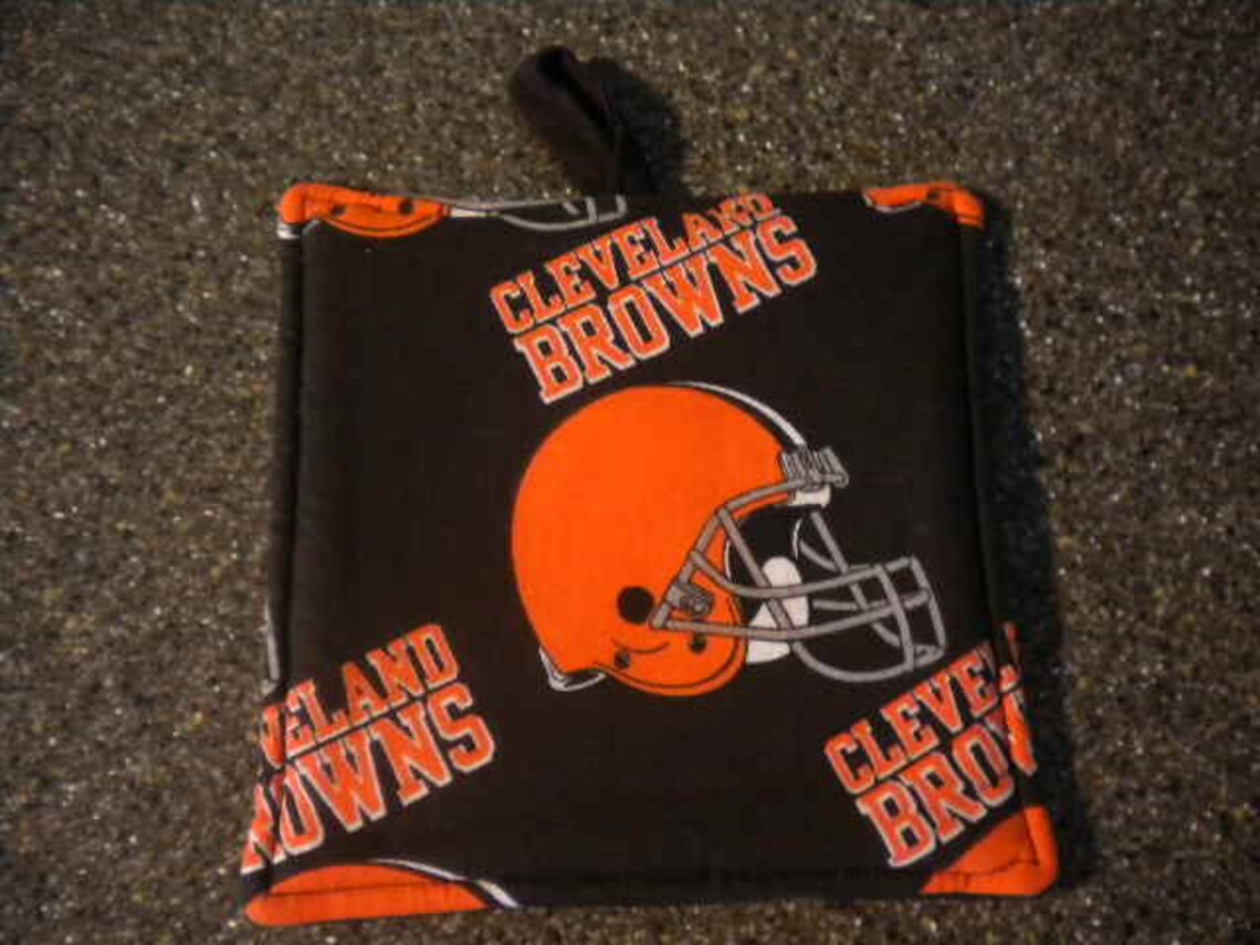 Cleveland Browns Pot Holder. Fathers Day Gift. Etsy