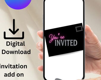 Digital Download, Birthday Party Envelope