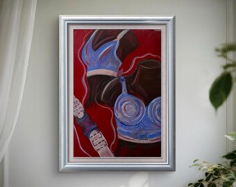 Original Oil Pastel Artwork