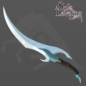 Baruka's Dolk solo waterpaszwaard / Cosplay / 3D-print / Handgemaakt / Hoge kwaliteit / Anime cosplay / Cosplayzwaard / Handgeschilderd / Kostuum