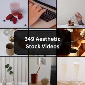 349 aesthetic faceless stock videos, IG reels, minimalist, social media stock, women faceless, selfcare videos, lifestyle videos