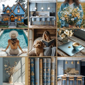 Blue Aesthetic Stock images, Social Media stock, Royalty free, Website photos, Lifestyle photos, Girl Boss, Instagram reel cover