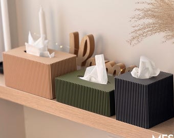 Moderne Taschentücherbox Bezug, Minimalistischer Kleenex Halter, Badezimmer Dekor, Schreibtisch & Schlafzimmer Accessoire, Wohnzimmer Dekor, Einzugsgeschenk