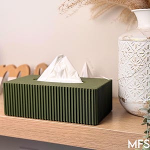 Minimalistischer Bezug für Taschentuchbox im modernen Design (Standardgröße)