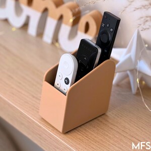 Support pour télécommande | Organiseur de canapé moderne | Support de télécommande pour téléviseur 3 emplacements | Décoration d'intérieur minimale