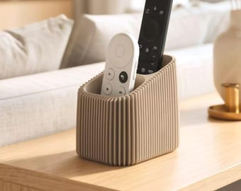Organizador de mandos a distancia de TV de 2 ranuras, soporte moderno para mandos a distancia, decoración para mesa de centro, almacenamiento minimalista para el hogar, organizador de lujo para mandos a distancia, organizador para sala de estar