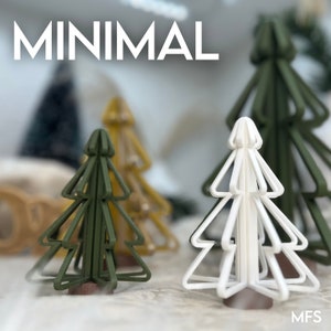 3D Printed Multi Size Christmas Tree Decor | Free Standing Tree Decoration |