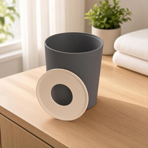 Kleiner Mülleimer | Schreibtisch-Organizer | Deko fürs Homeoffice & Badezimmer | Auto-Mülleimer | Schreibtischzubehör | Korb