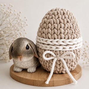 Crochet pattern for an Easter egg | PDF download | Crochet Easter decorations | DIY Easter gift | Digital instructions image 5
