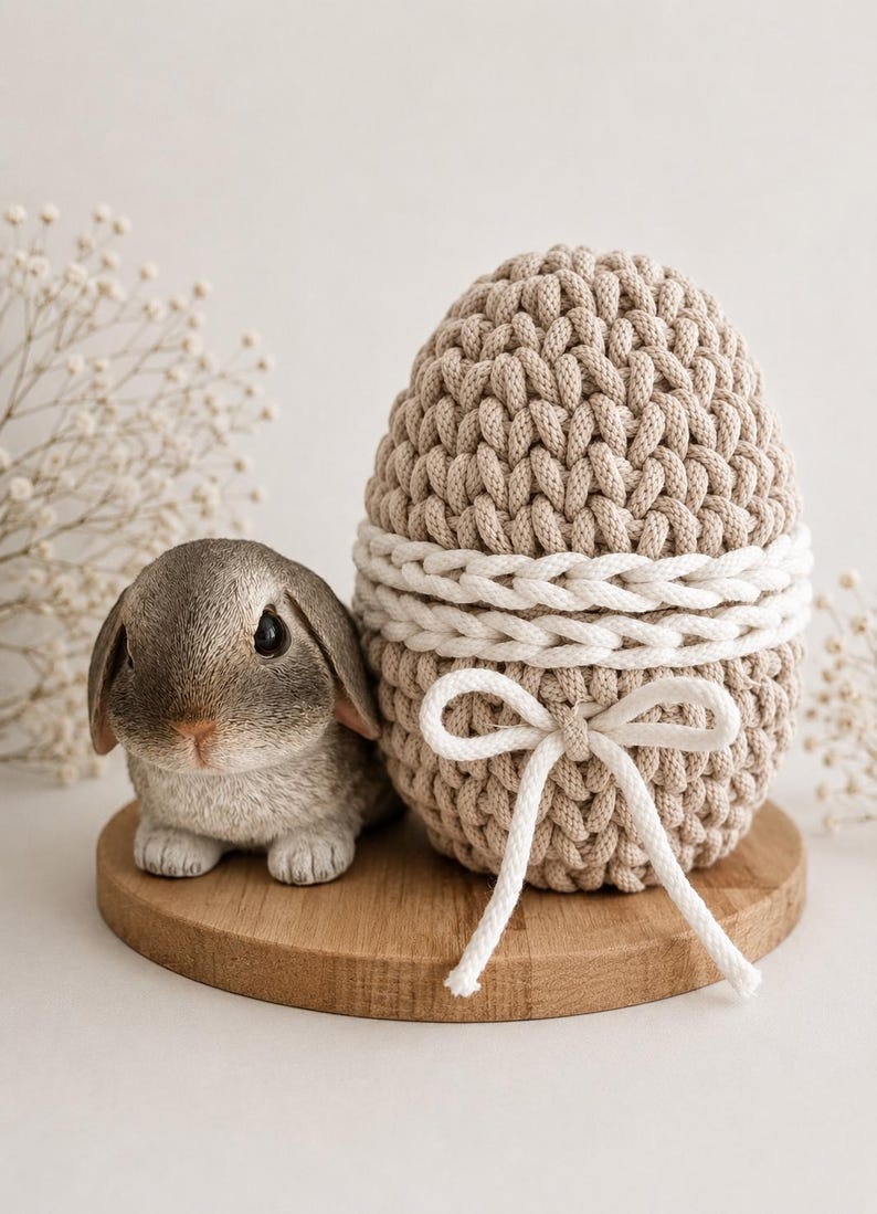 Crochet pattern for an Easter egg | PDF download | Crochet Easter decorations | DIY Easter gift | Digital instructions image 5