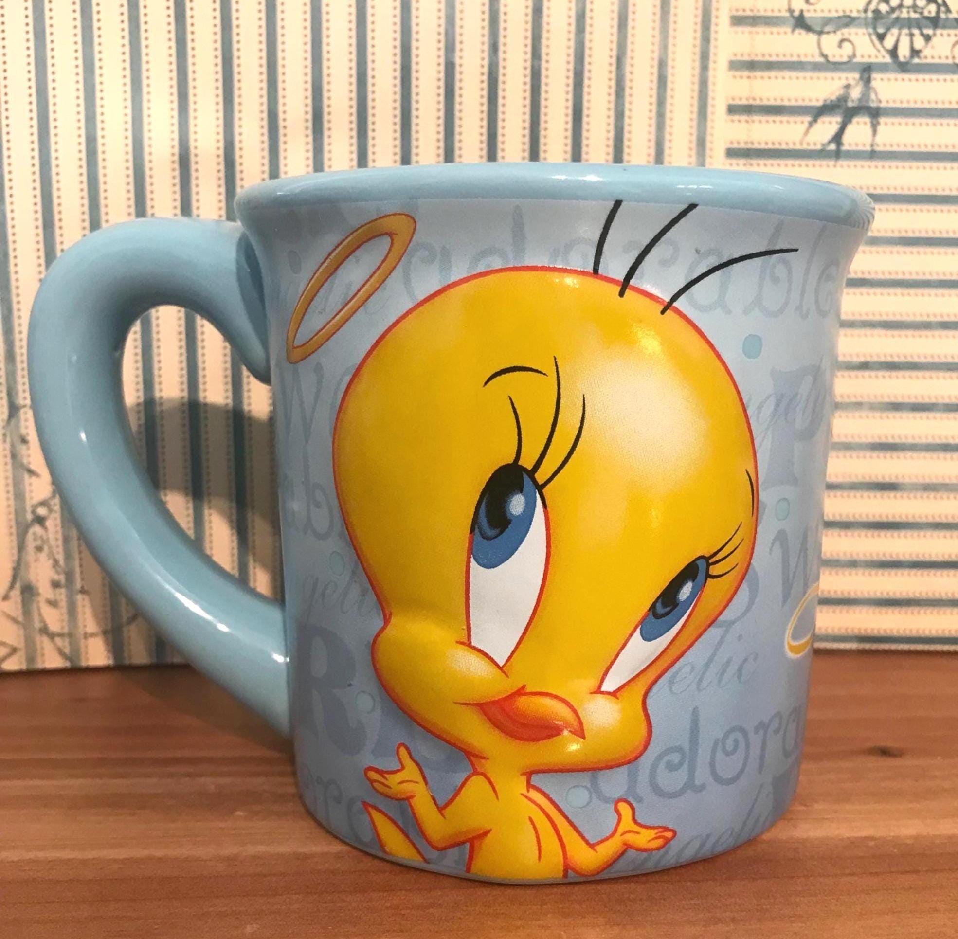 Vintage Tweety 99% Angel 3D Ceramic Mug  Looney Tunes Collectible,  Embossed Design | NWOT - Etsy Canada