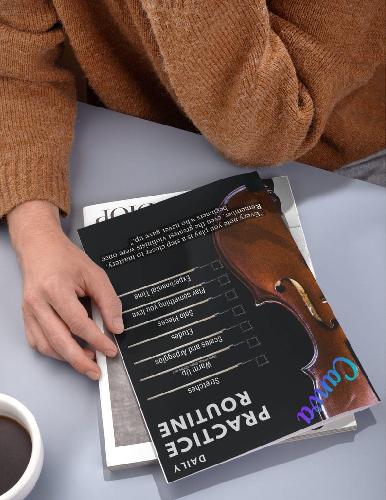 Violin Daily Practice Routine Template - Etsy