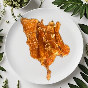 All-Natural Chicken Jerky, Homemade Pet Treats, Chewy Snack, Dog Training Treats, Healthy Jerky