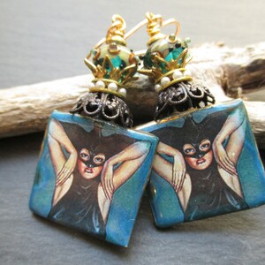 Batgirl earrings sale