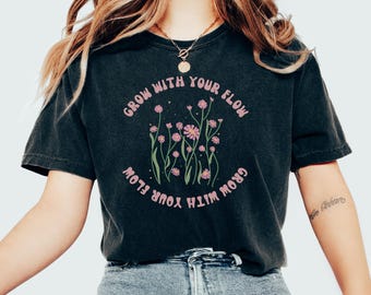 Floral Shirt, Botanical Tee, plant shirt botanical shirt, Botanical Shirt, Floral Cottagecore Shirt, Flower Shirt,Cute Nature Shirt,gardener