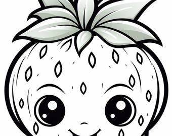 Kawaii coloring pages for kids