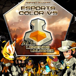 Brawlhalla – V5 x70 Codes + 5 Free Bonus | Full Legends Pack | Instant Delivery