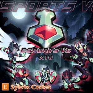 Brawlhalla Esports V6 Colors - x11 Codes (10 + 1 Bonus Codes)