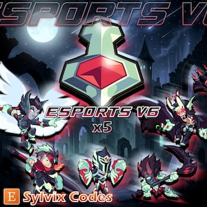 Brawlhalla Esports V6 Colors - x6 Codes (5 + 1 Bonus Codes)