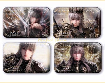 Xavier Fallen Crown Double-flash Badge - Love and Deepspace