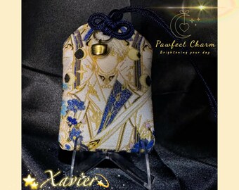 Love and Deepspace Game-Inspired Double-Sided Embroidered Character Charm Pendant - Sylus, Rafayel, Zayne, Xavier, Caleb