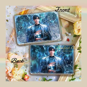 Love & Deepspace Love Upon You Liquid Motion Glitter Liuma Acrylic Stand ｜Handcrafted Starry Anime Desk Decor｜Xavier, Zayne, Rafayel, Sylus