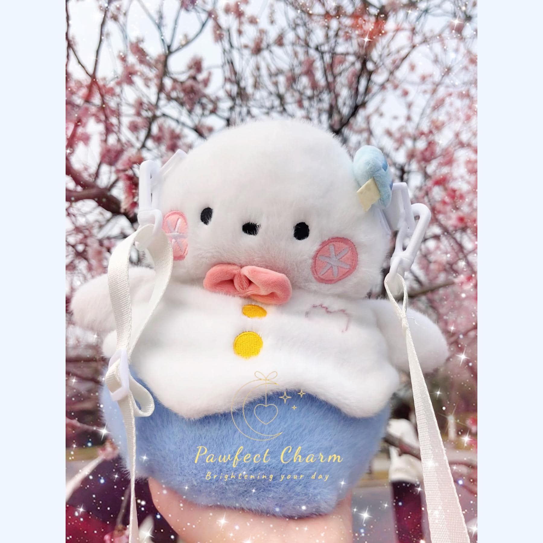 Zayne Love and Deepspace Snowman Plush Crossbody Bag – Kawaii