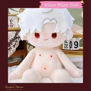 Sylus Love and Deepspace 40cm Chibi Plush Doll lads - Premium PP Cotton Filled Collectible Soft Toy with Removable Clothes image 9
