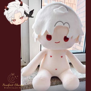 Sylus Love and Deepspace 40cm Chibi Plush Doll lads - Premium PP Cotton Filled Collectible Soft Toy with Removable Clothes image 10