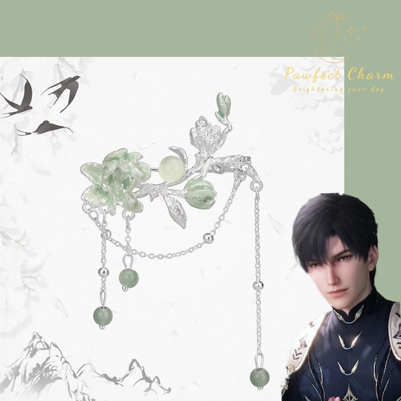 Love&deepspace Zayne Master of Fate Jasmine Brooch/ Hairpin