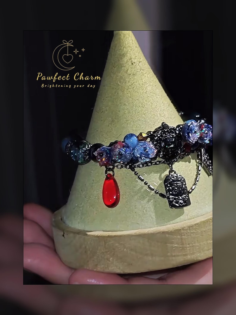 Caleb Ghosts‘ Final March | Love and Deepspace Phone Charm/Keychain/Bag Charm & Bracelet Fanmerch– Beaded Chain image 10