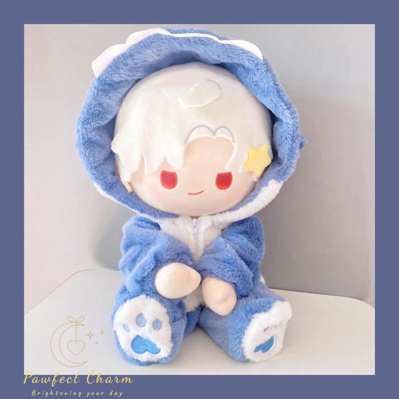 Sylus Love and Deepspace 40cm Chibi Plush Doll lads - Premium PP Cotton Filled Collectible Soft Toy with Removable Clothes image 8
